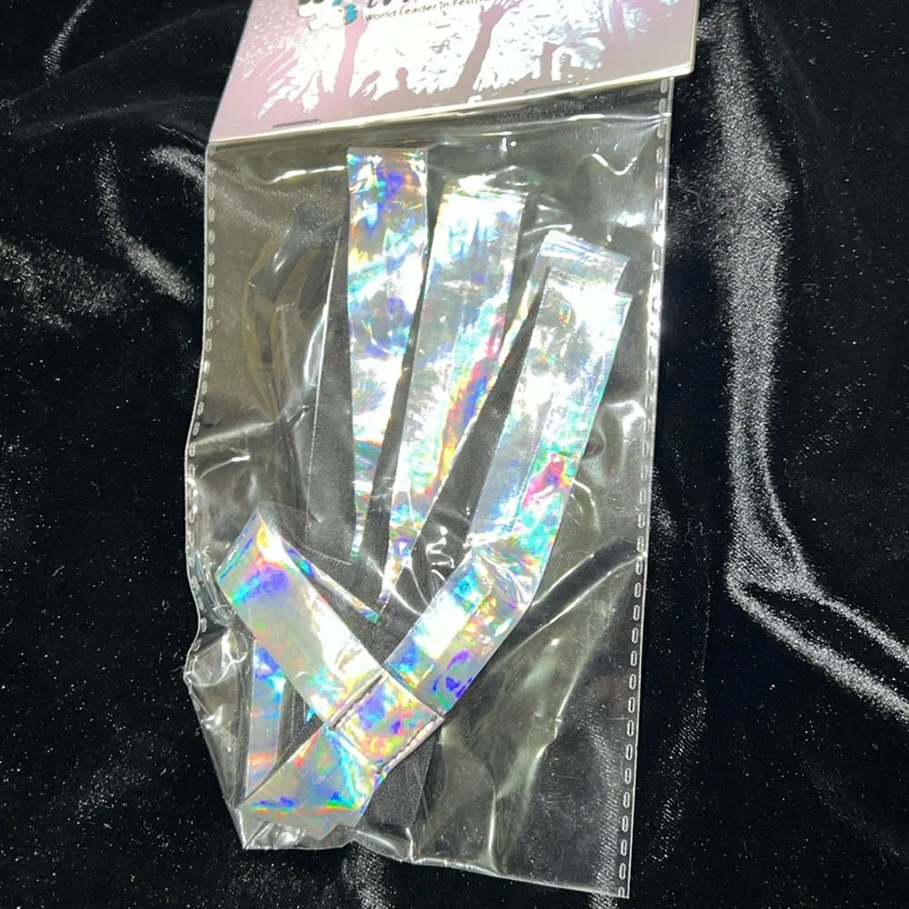 New. Holographic harness leg garters - Picture 3 of 6